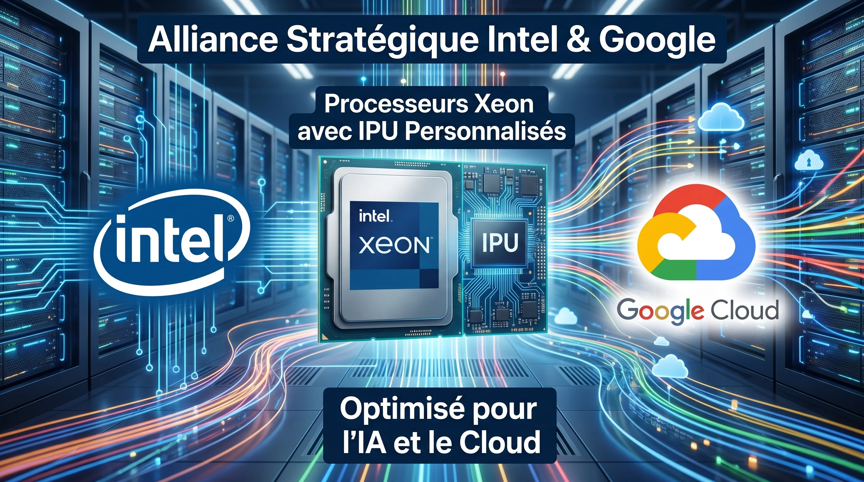 Intel et Google s'allient pour une nouvelle génération de processeurs : les Xeon avec IPUs personnalisés