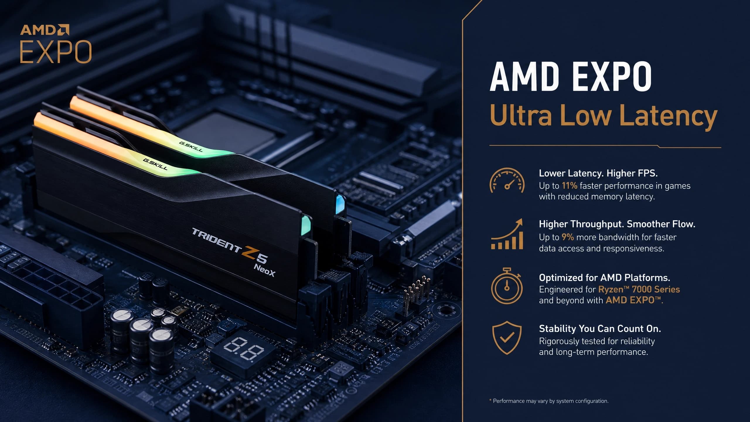 AMD EXPO ULL : la mémoire DDR5 que tu attendais sans le savoir